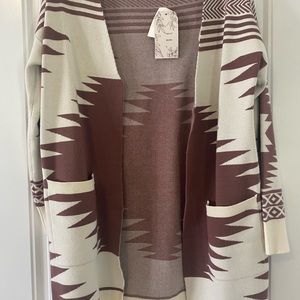 Women’s duster cardigan NWT